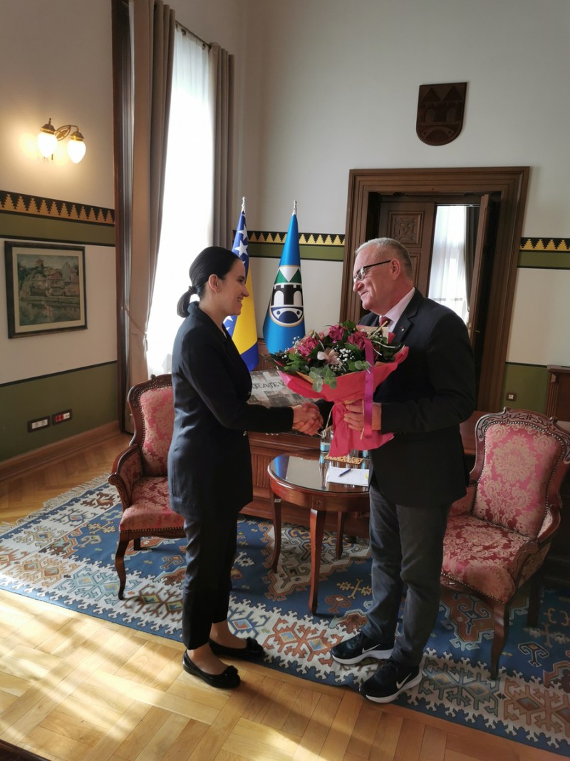 Delegacija Udruženja generala Bosne i Hercegovine u posjeti Gradonačelnici Sarajeva, Dr. Benjamini Karić4