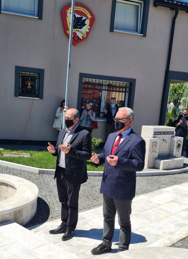 Delegacija Udruženja generala Bosne i Hercegovine na obilježavanju godišnjice osnivanja jedinice "Crni labudovi"3