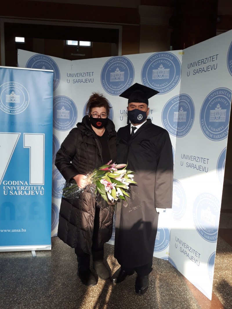 General Vahid Karavelić promovisan u Doktora nauka na UNSA1